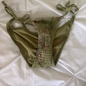 Target green bikini bottoms size small